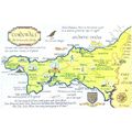 United Kingdom; Cornwall land map
