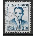MOROCCO 1962 KING HASSANTI 70F BLUE SG 119 FINE...