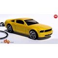 RARE KEYCHAIN YELLOW FORD MUSTANG GT CUSTOM Ltd...