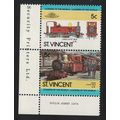 St. Vincent Locomotive Loch 2-4-0T 1984 MNH SG#...