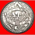 Ⰶ FORTRESS: VATICAN★ 50 LIRAS 1975 PAUL IV (196...