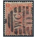 1867 SG94 4d Vermillion Plate 9 Good Used "RI"