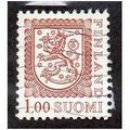 FIN 1975 1m 'BROWN NATIONAL ARMS' FINE USED (EB...