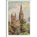 6498 Wales LLANDAFF Cathedral Tuck Oilette Post...