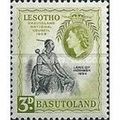 Basutoland QEII 1959 3d Black & Yellow Olive Mo...