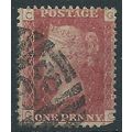 1858 SG43 1d Red Plate 138 Good/Fine Used "GC"