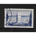 FRANCE 1952 BATTLE OF NARVIK 30F BLUE SG 1143 F...