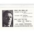 Laurence Olivier 'Term of Trial' ABC Cinema Por...