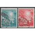 Mi: 111/112 used 1949 Cat € 45