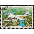 Australia 1980 Aircraft Nomad 60c Used Stamp .