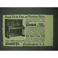 1913 Cornish Piano Ad - From Us to You