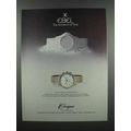 1983 Ebel Ultimate Chronograph Watch Ad