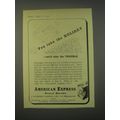 1949 American Express Travel Service Ad - You t...