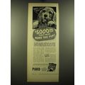 1938 Pard Dog Food Ad - $5,000.00 first prize n...
