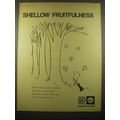 1965 Shell Oil Ad - Shellow fruitfulness