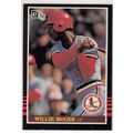 1985 Donruss baseball card 475 Willie McGee