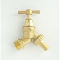 Brass Water Butt Tap c/w 1/2" Hose Tail.