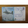 RAF B37 FDC SIGNED HARRY BROWN USAF (PEARL HARB...