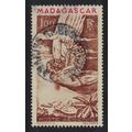 Madagascar Icarus FAMOUS STAMP 1946 Canc SG#316...