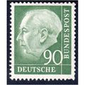 West Germany Pres Hess1954 Sg1119 90pf green MN...