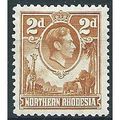 Northern Rhodesia 1938 SG31 2d Yellow-Brown Mou...