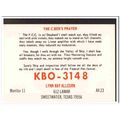 kbo-3148 lynn ray allcorn swetwater tx 1960s cb...