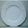 VINTAGE MILK GLASS ' DINNER PLATE ' Harvest Gra...
