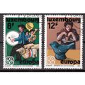 Luxemburg Europa Cept 1981 gestempeld