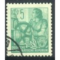 Germany 1953 - SG E121 - 5pf green - Woman turn...