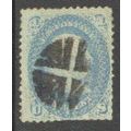 Used 92 1c Benjamin Franklin Average Plus S0017