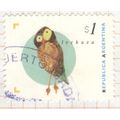 Argentina stamps - 1995 - $1 - Tyto alba - used