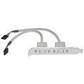 USB PC Expansion Slot Cover, Dual USB Type A Fe...