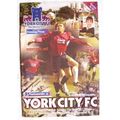 2002 programme York City v. Mansfield Town