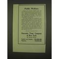 1912 Guaranty Trust Company of New York Ad - We...