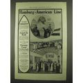 1912 Hamburg-American Line Ad