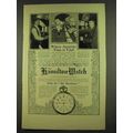 1912 Hamilton Watch Ad - Accurate Time Is Vital