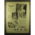 1950 Argus 21 Camera Ad - Take it Easy Daddy!