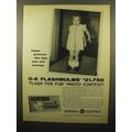 1960 General Electric Flashbulb Ad - Pictures L...
