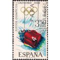 SPAIN, Olympics Grenoble, Tobogan, white 1970, ...