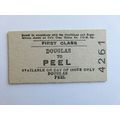 Isle of Man Railway Douglas-Peel Ticket #185