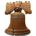 Philadelphia Liberty Bell Metal Fridge Magnet