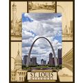 St Louis Missouri Laser Engraved Wood Picture F...