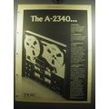 1975 Teac A-2340 Tape Deck Advertisement
