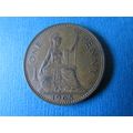 1965 QUEEN ELIZABETH II ONE PENNY FREE POST. (z...