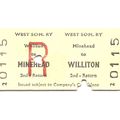 West Somerset Railway Edmondson Ticket - Minehe...