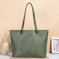 Women Vegan Leather Top Handle Shoulder Purses ...