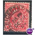 GB stamps 1902-10 KEV11 - 1d SG219 Leicester 1