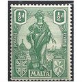 Malta 1922 SG124 1/2d Green Mounted Mint. .