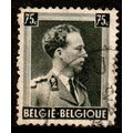 Belgium 1938 King Leopold 75F Used Stamp. 24mm ...