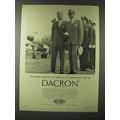 1960 Du Pont Dacron Ad - The summer look for th...